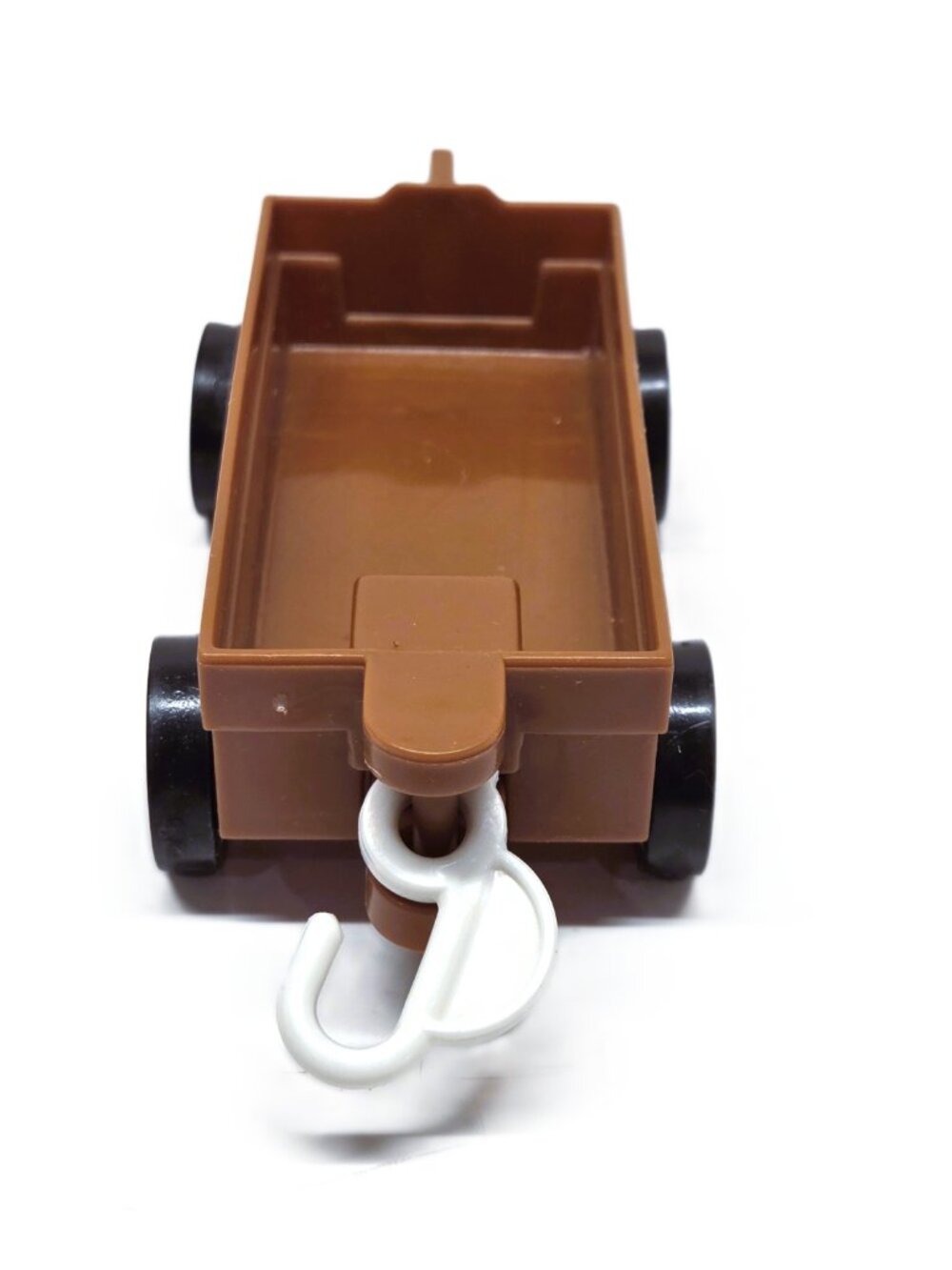 Vintage Fisher Price Little People 1984 Zoo Tram Feed Cart Brown Wagon #916 USA